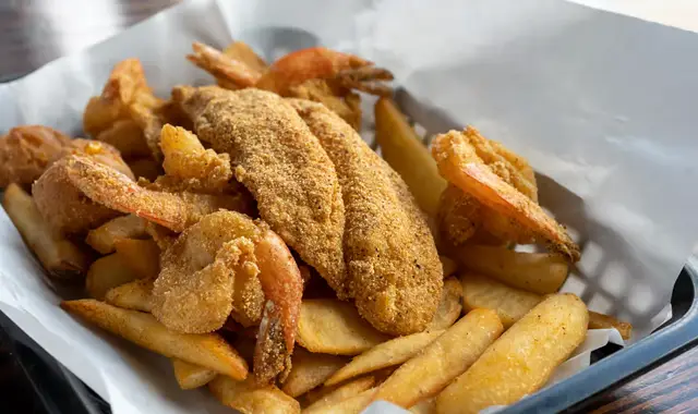 2 pc. Fish & 5 Lg. Shrimp 